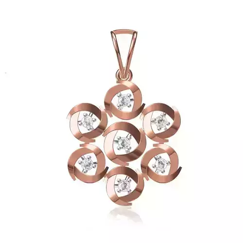 Women Unique Pendant STL JCD Details