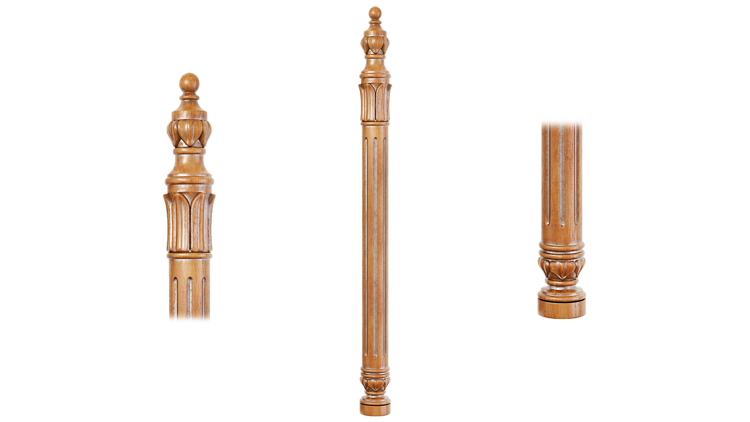 Classic baluster 01 3D model_6