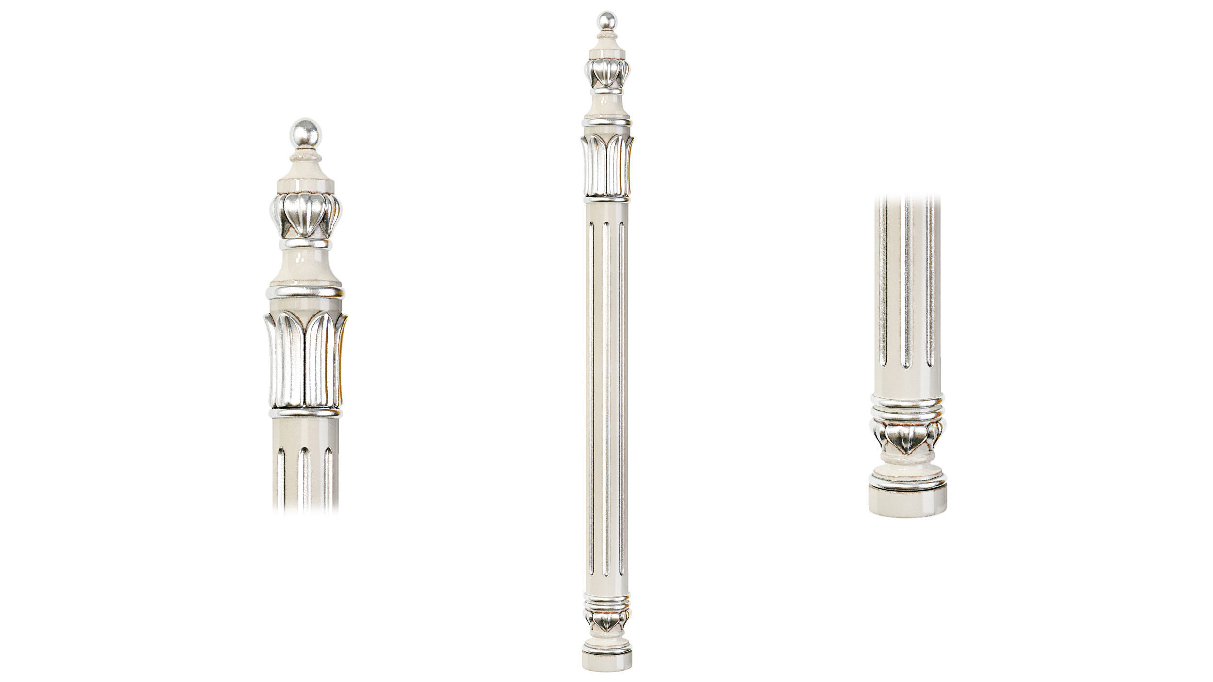 Classic baluster 01 3D model_5