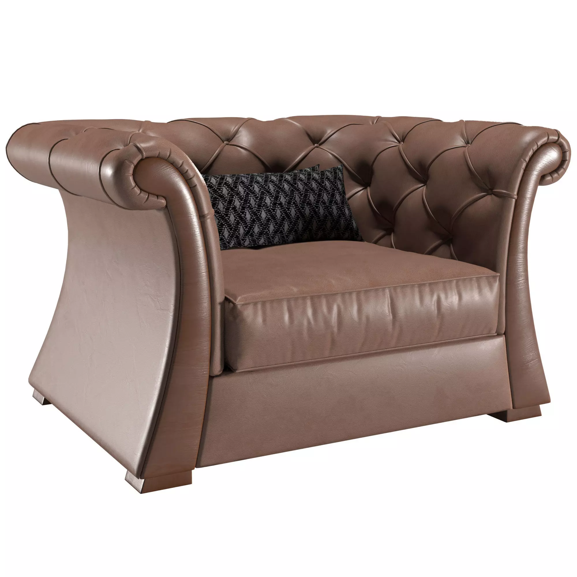 La Casa Cortezari Pascal Armchair 3D model_0