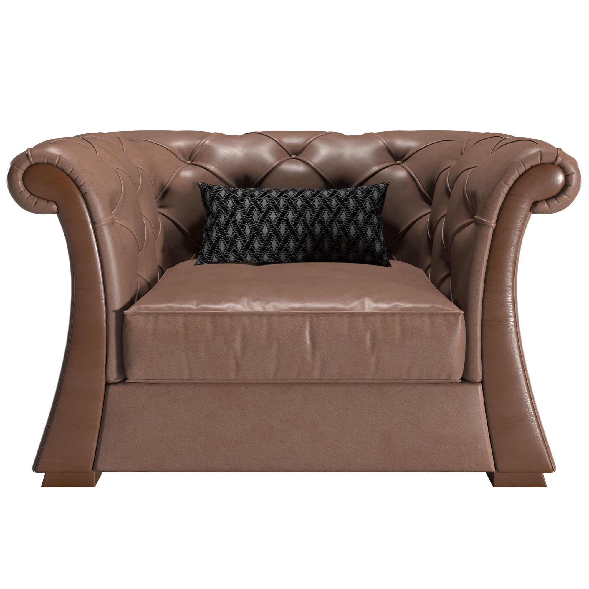 La Casa Cortezari Pascal Armchair 3D model_1