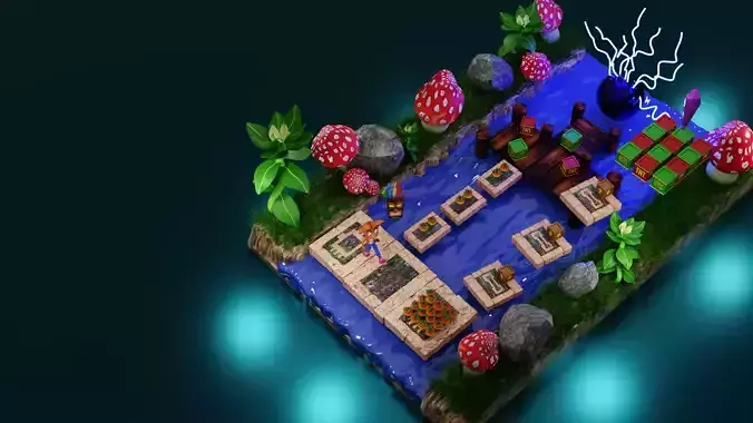 Crash Bandicoot Diorama