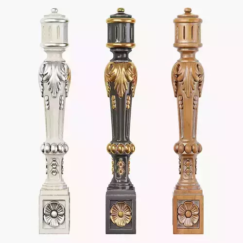 Classic baluster 03 3D model