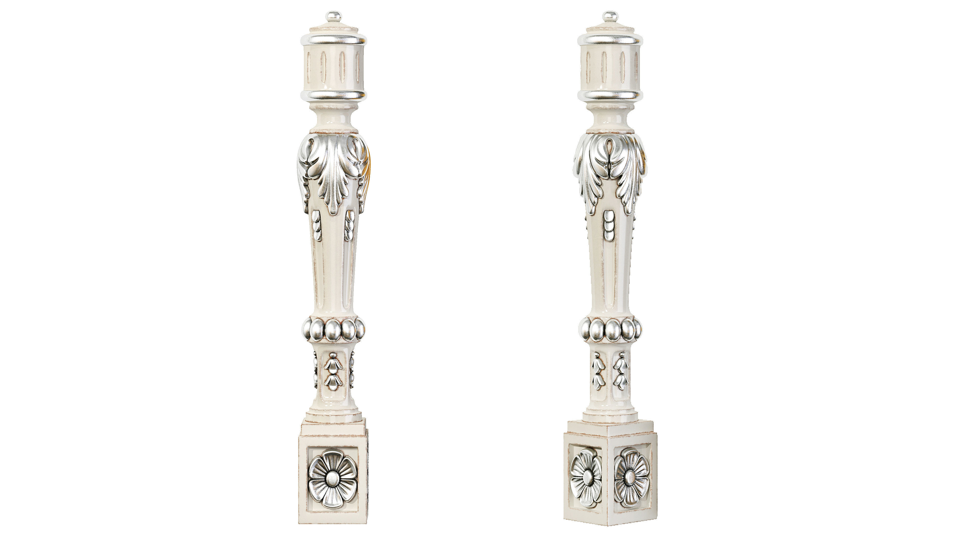 Classic baluster 03 3D model_2