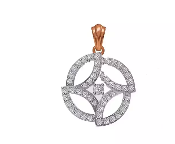Women Unique Pendant STL JCD Details