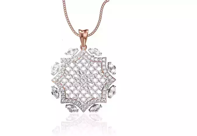Women Unique Pendant STL JCD Details