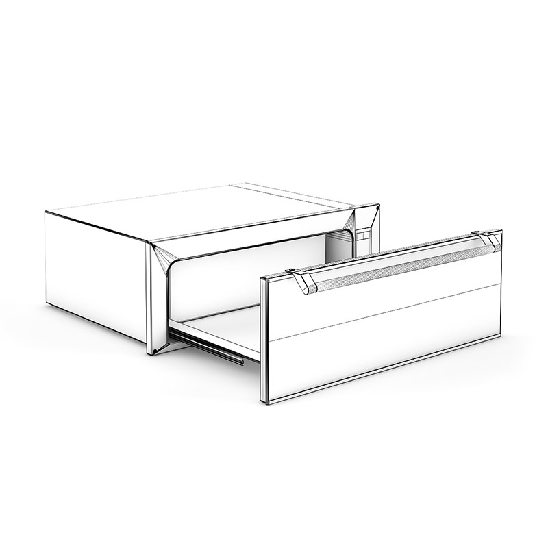 Built in Electric Plate Warmer 1 3D model_2