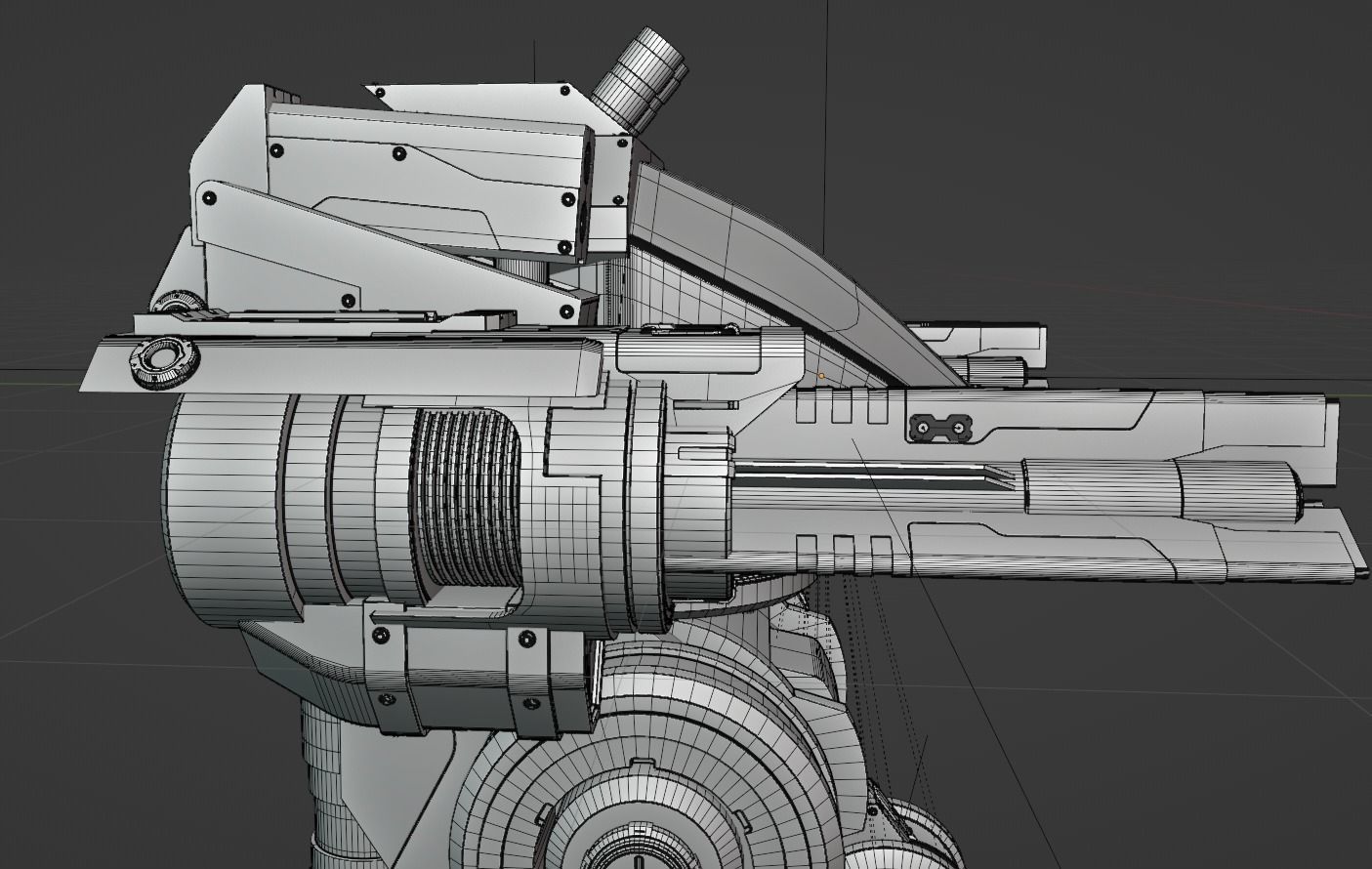 scifi robot 3D model_14