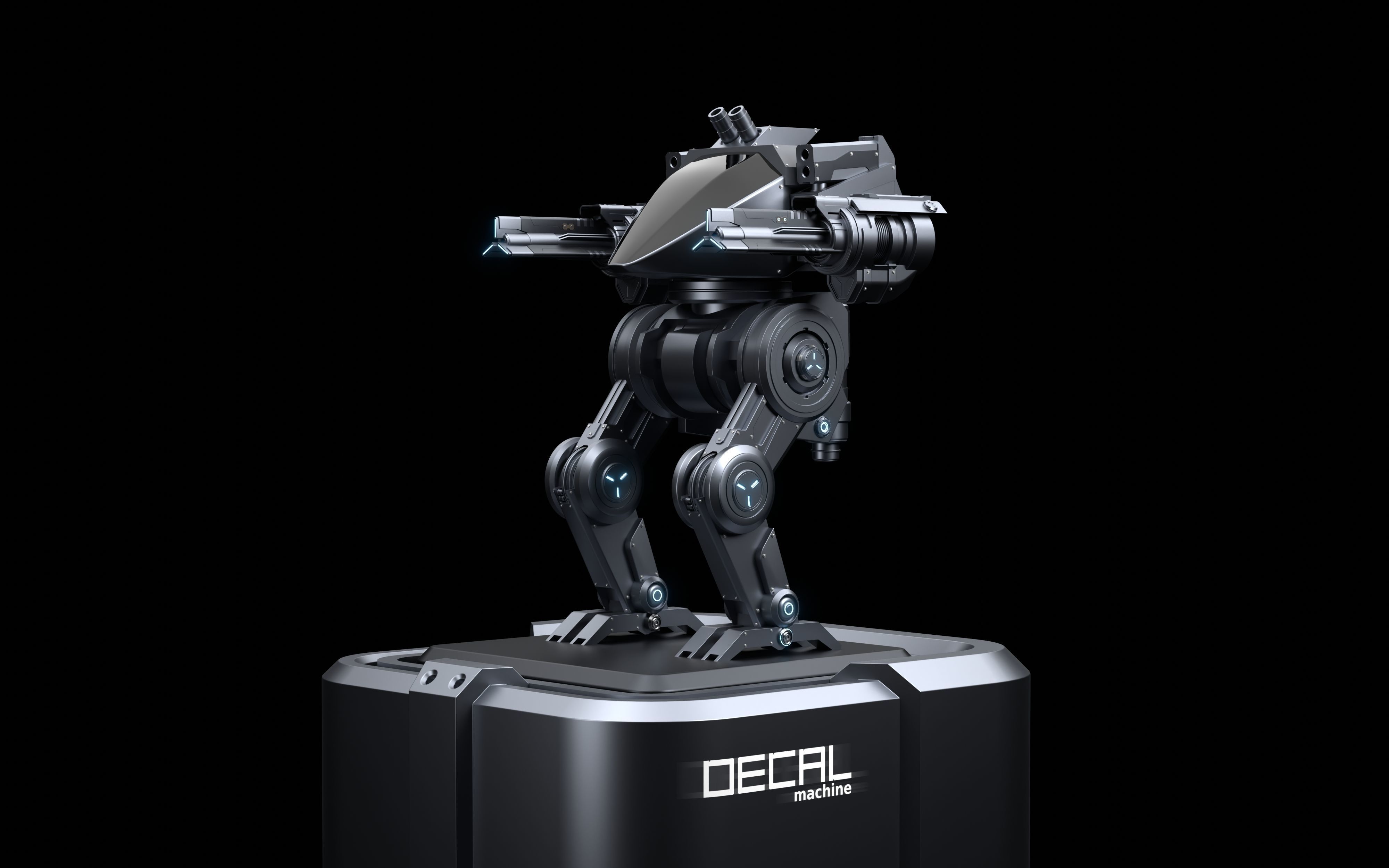 scifi robot 3D model_7