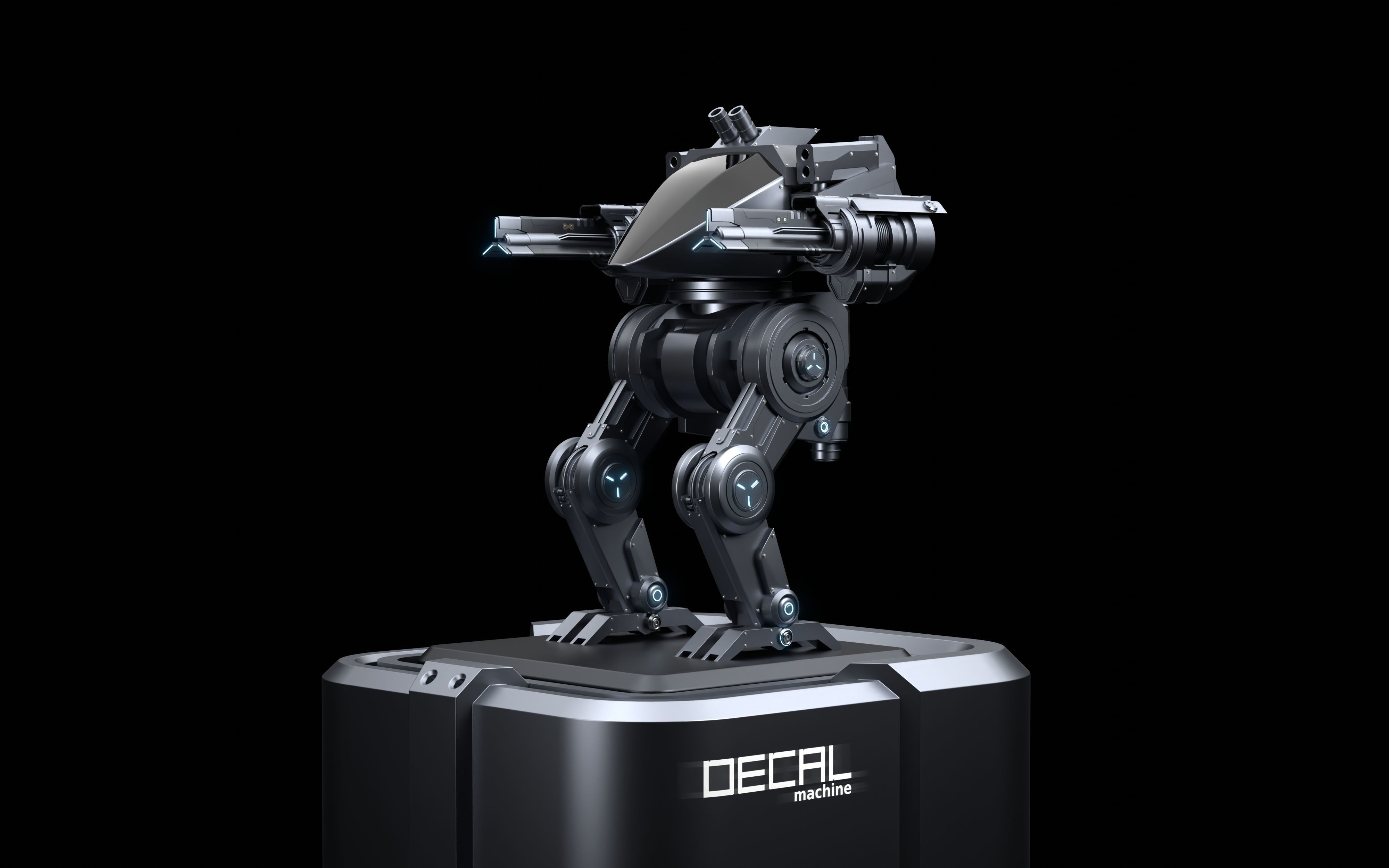 scifi robot 3D model_1