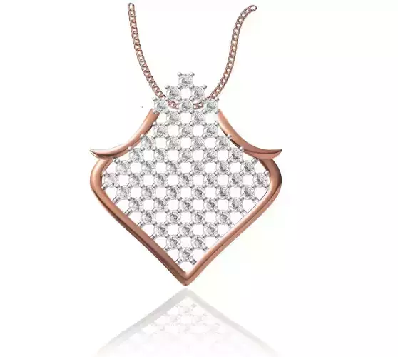 Women Unique Pendant STL JCD Details