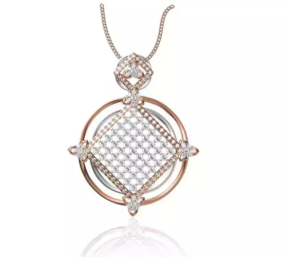 Women Unique Pendant STL JCD Details