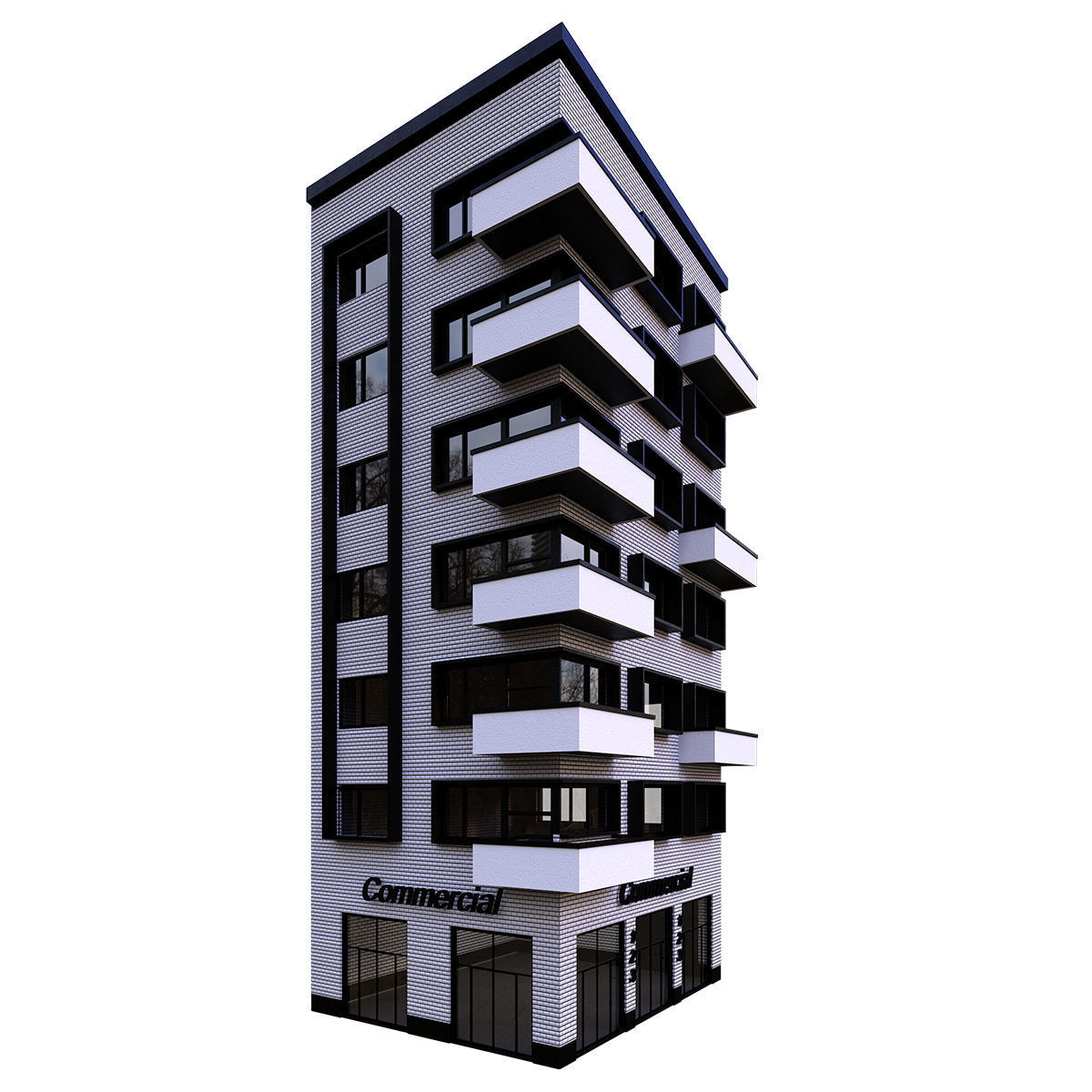Building 8 3D model_2