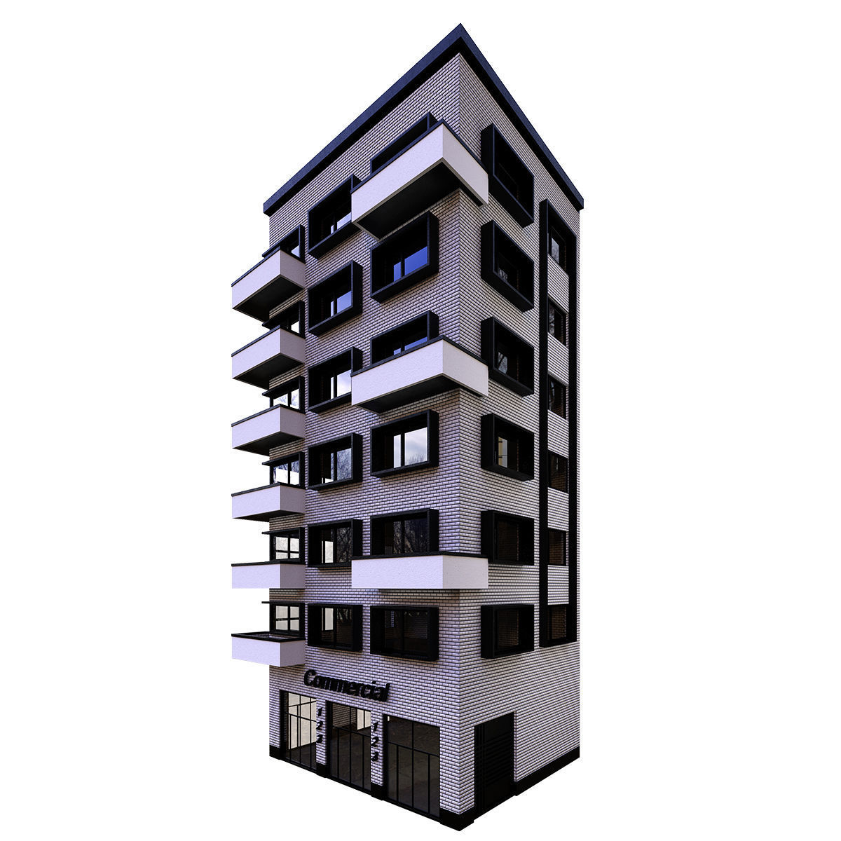 Building 8 3D model_1