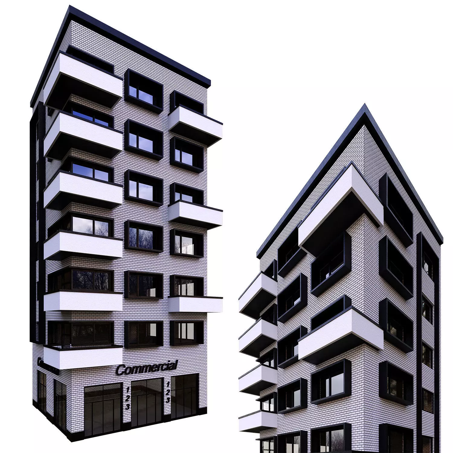 Building 8 3D model_0