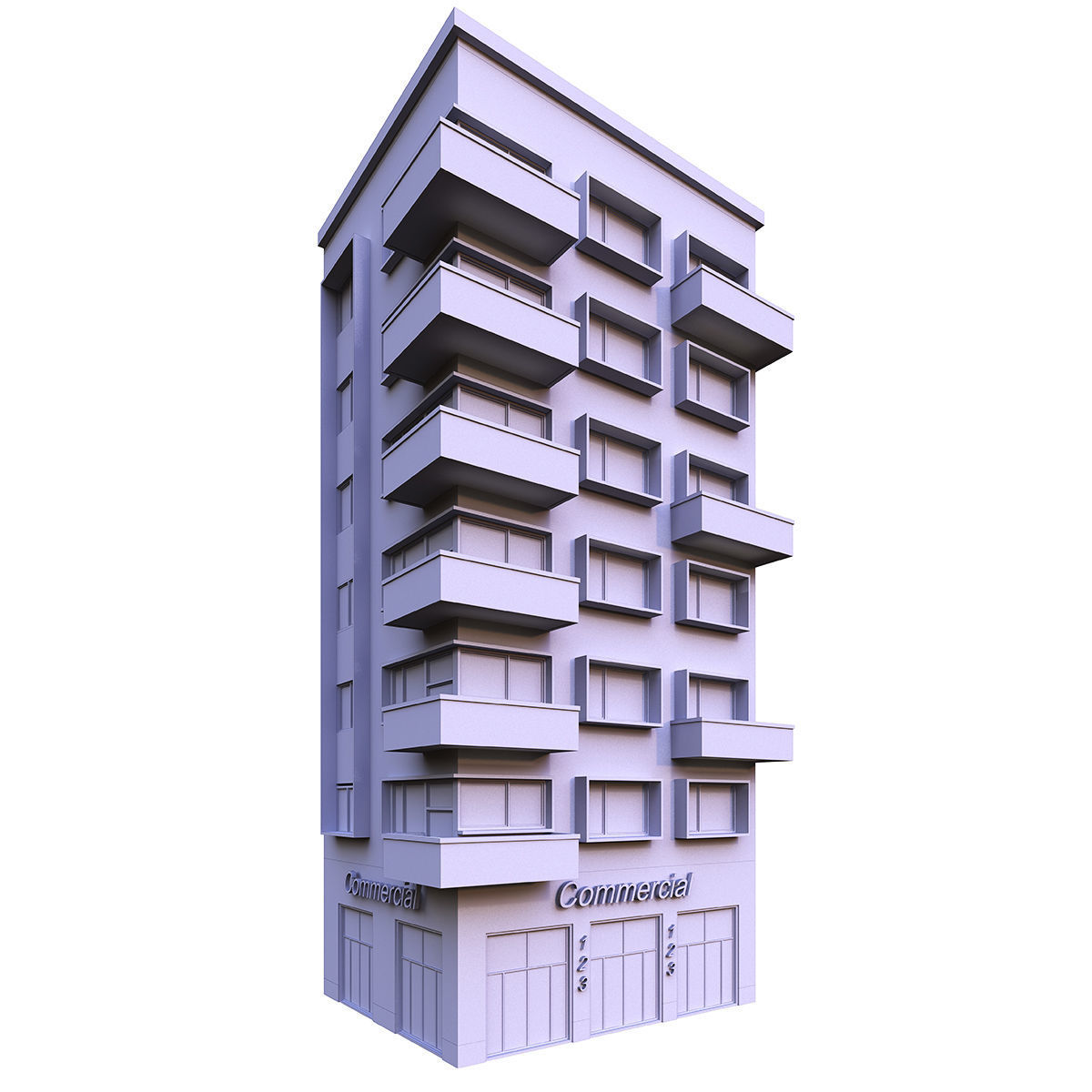 Building 8 3D model_5