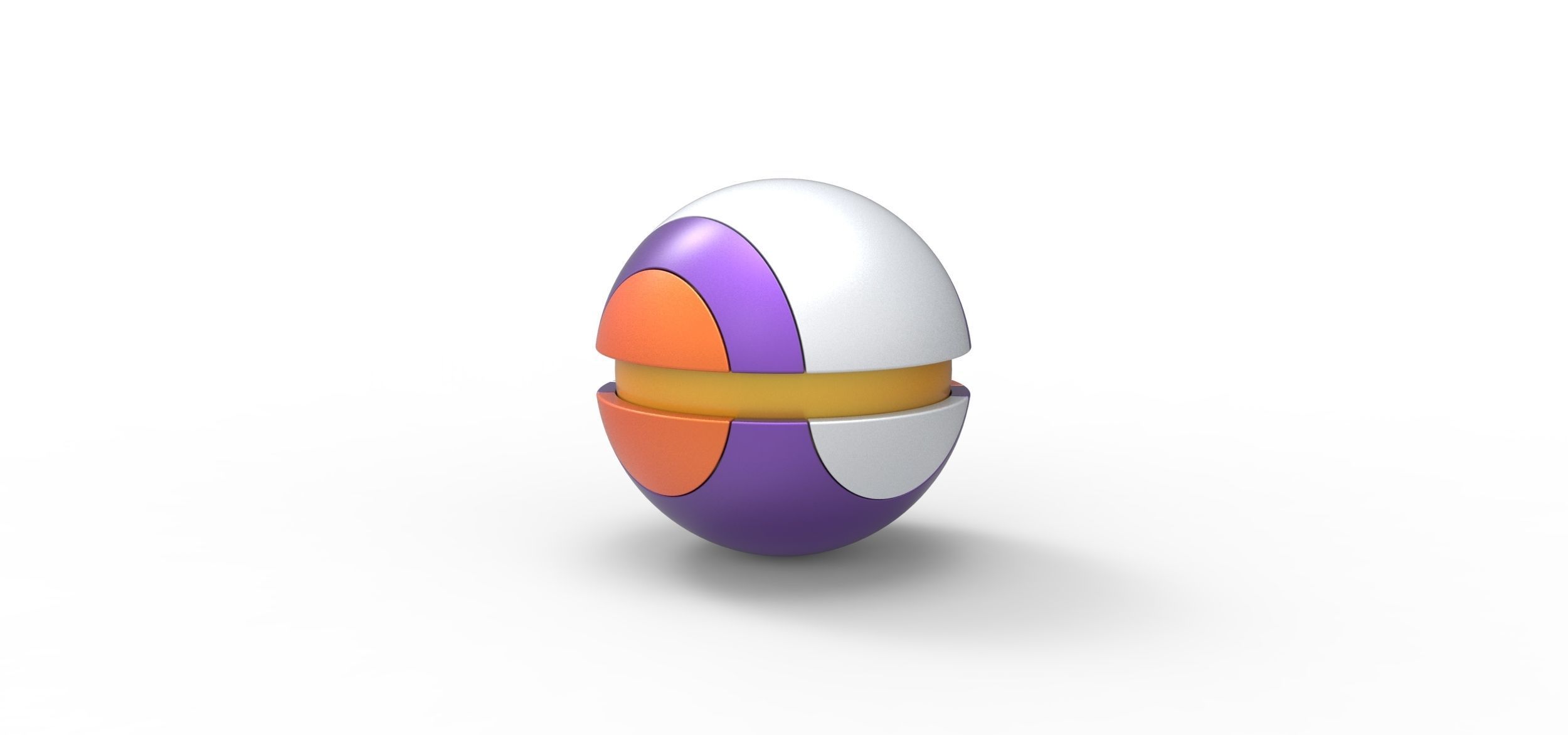 Unite Ball 3D print model_7
