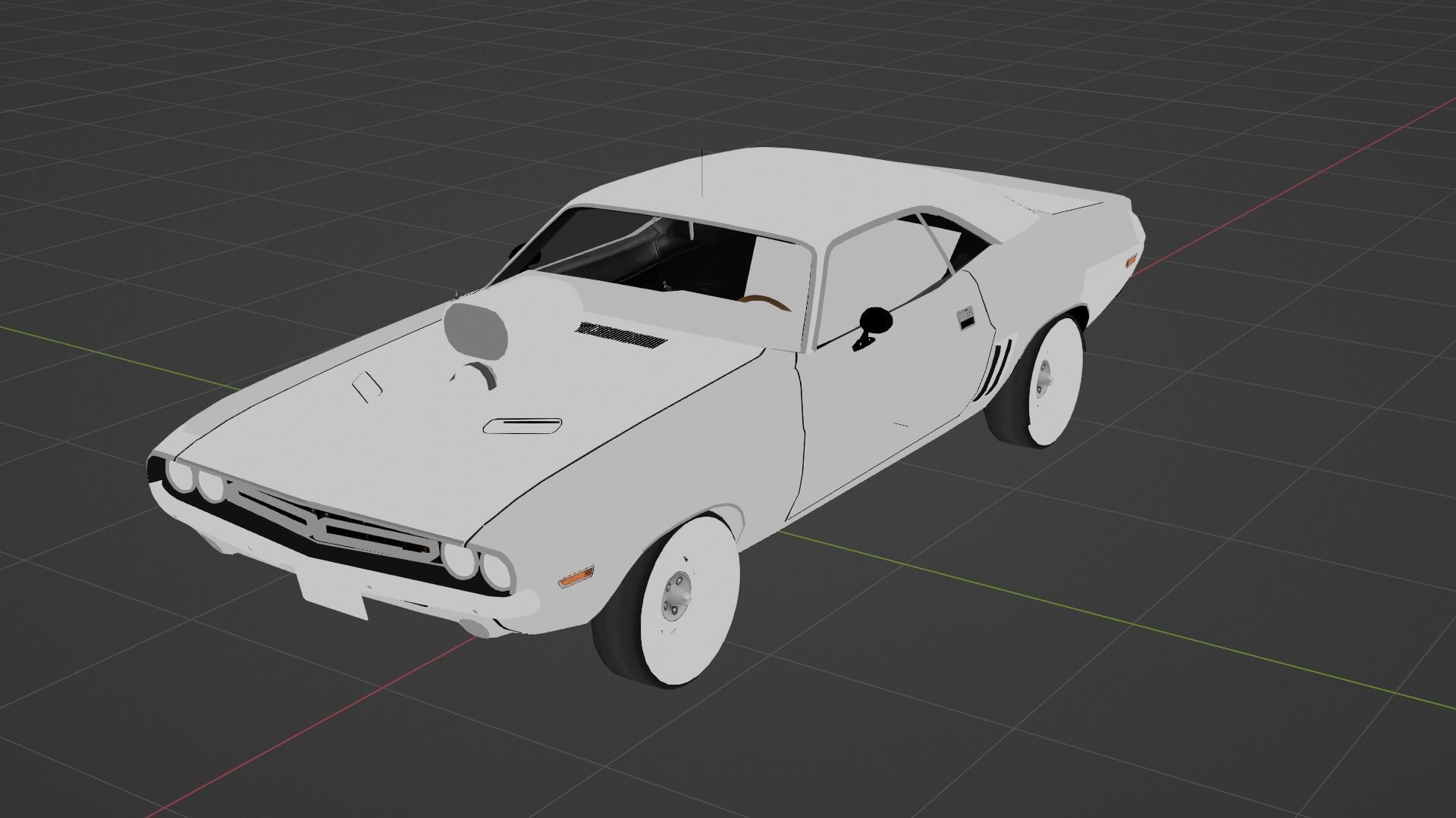 Dodge 3D model_6