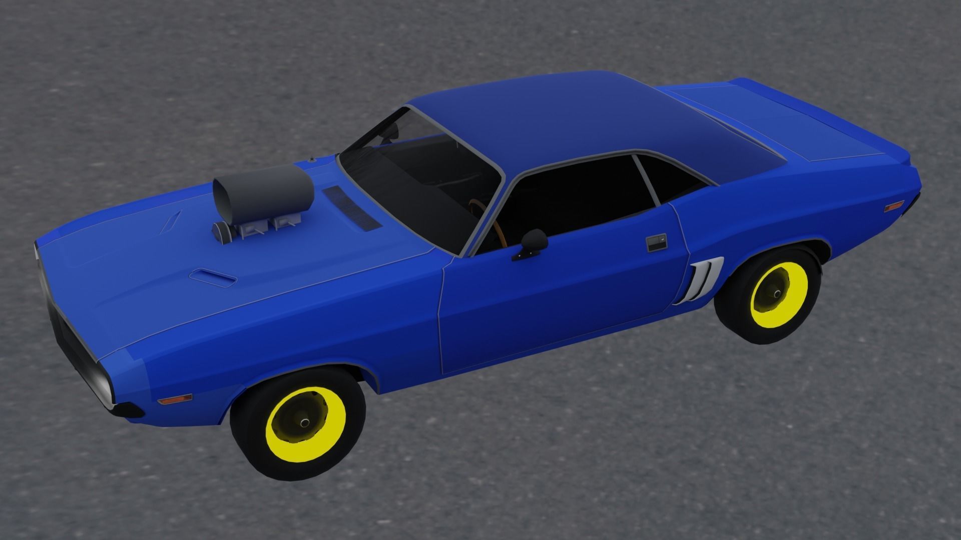 Dodge 3D model_1