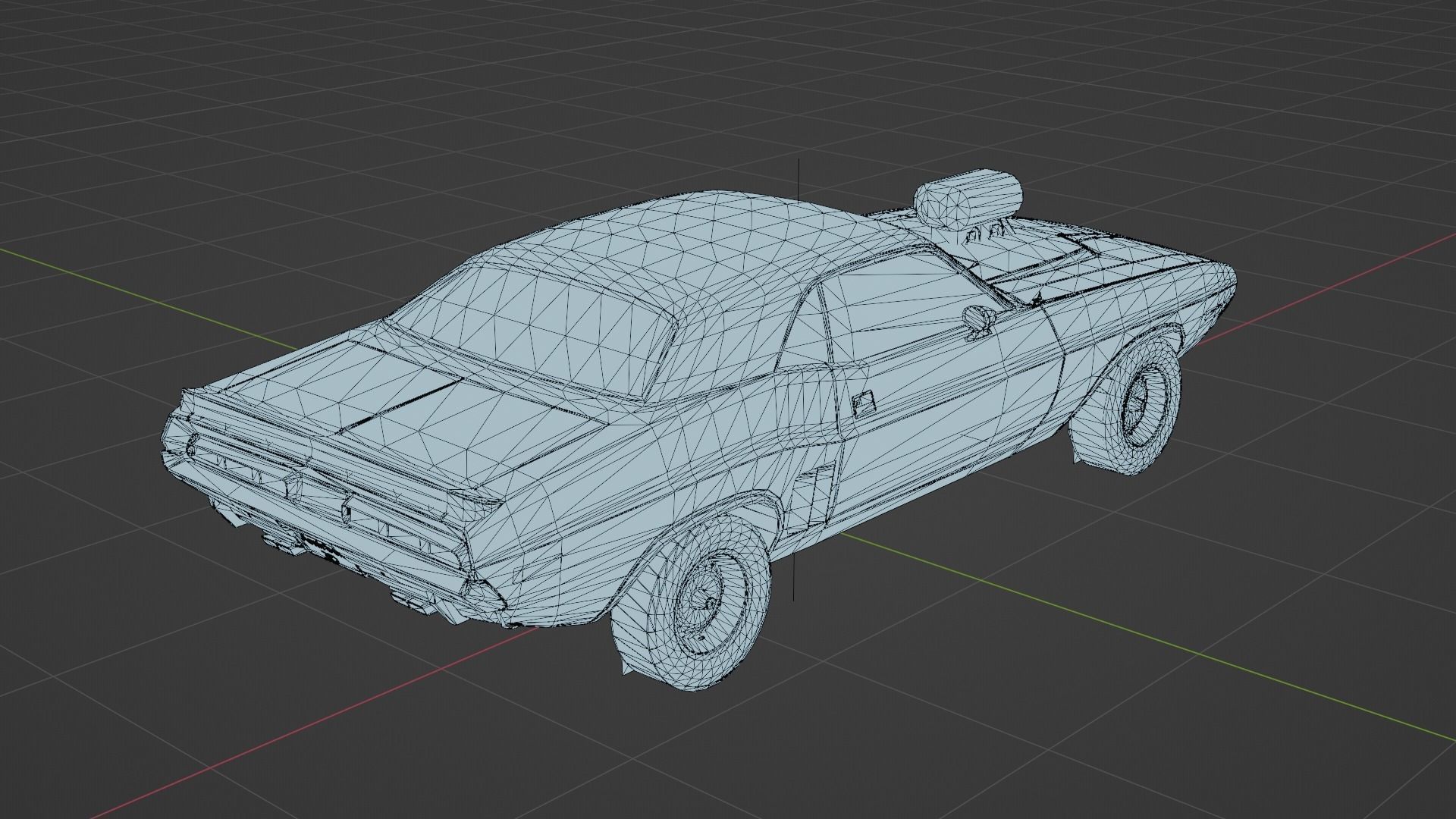 Dodge 3D model_5