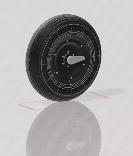 Mi-2 scale model wheel set