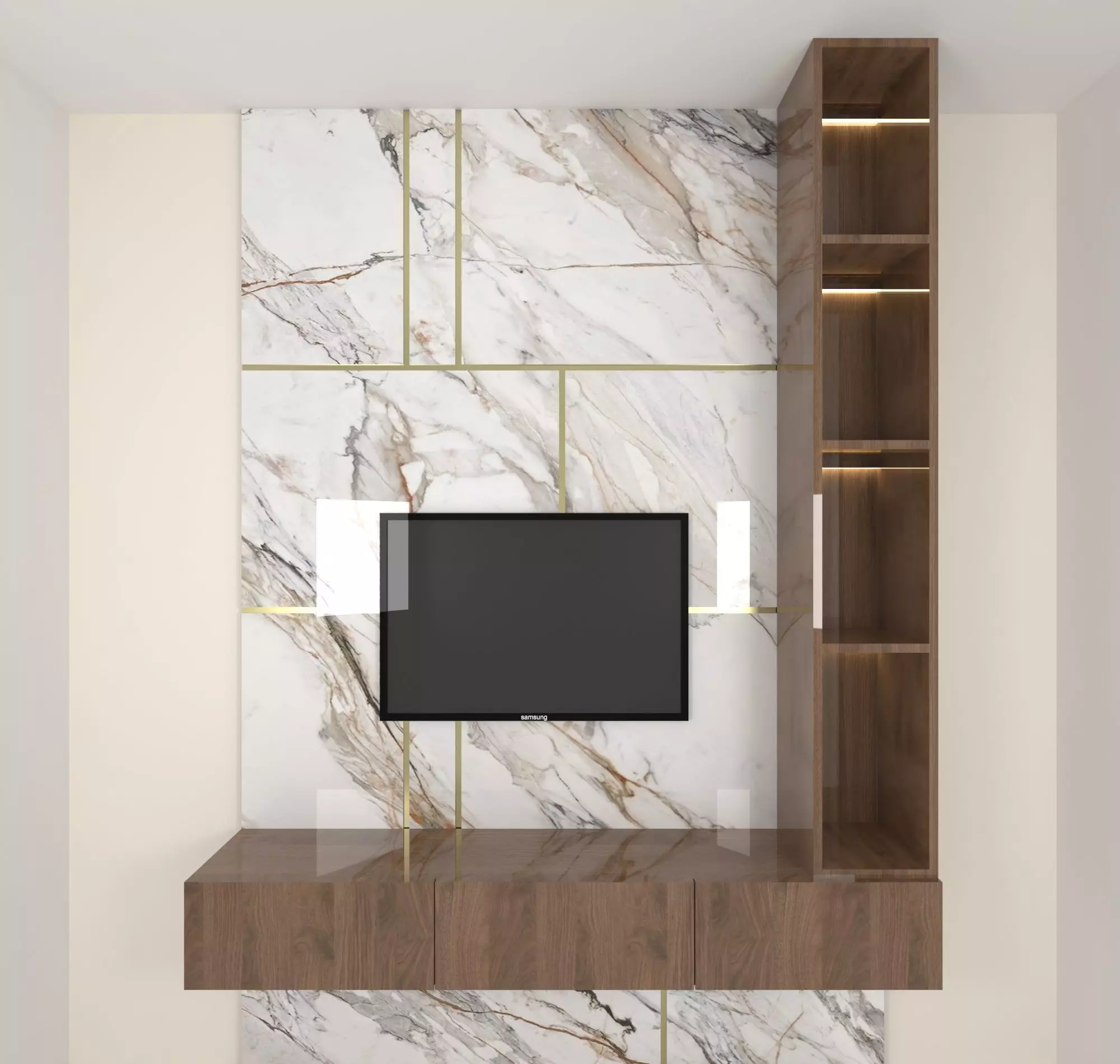 tv unit Free 3D model