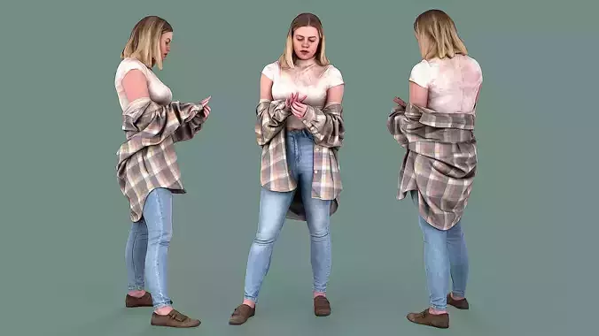 Ring Reverie Girl in Casual Outfit