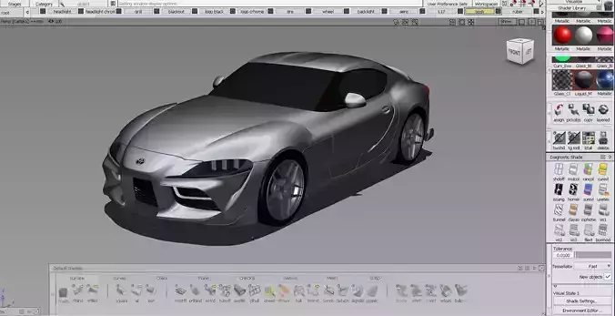 Toyota Supra GR 2019 Alias  3D model