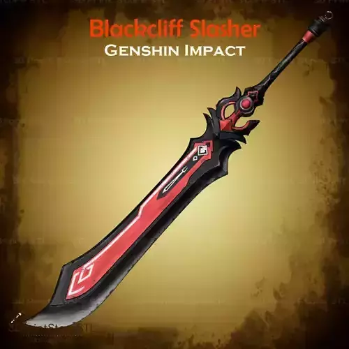 Blackcliff Slasher Cosplay Genshin Impact - STL File