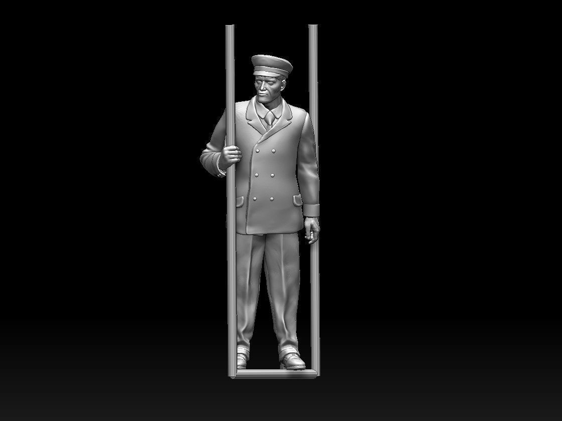 staff railway 3D print model_27