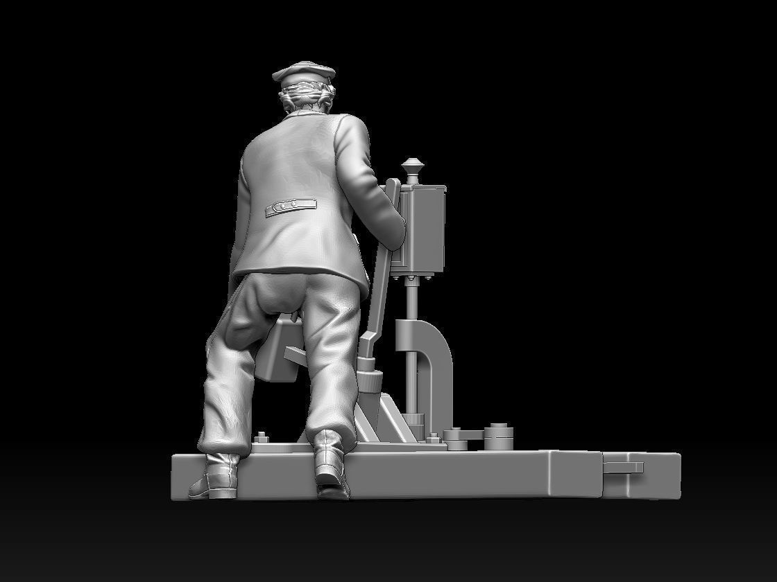 staff railway 3D print model_11