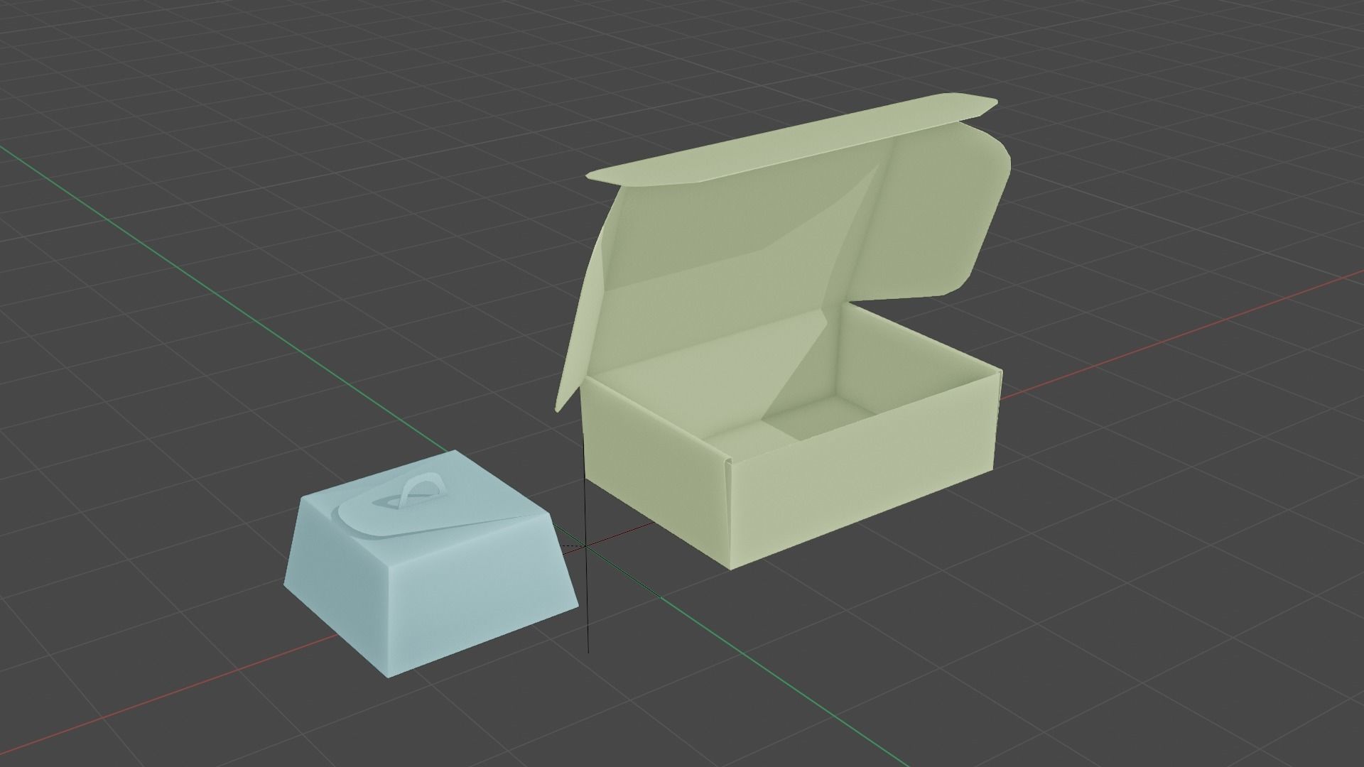 Food package boxes 3D model_2