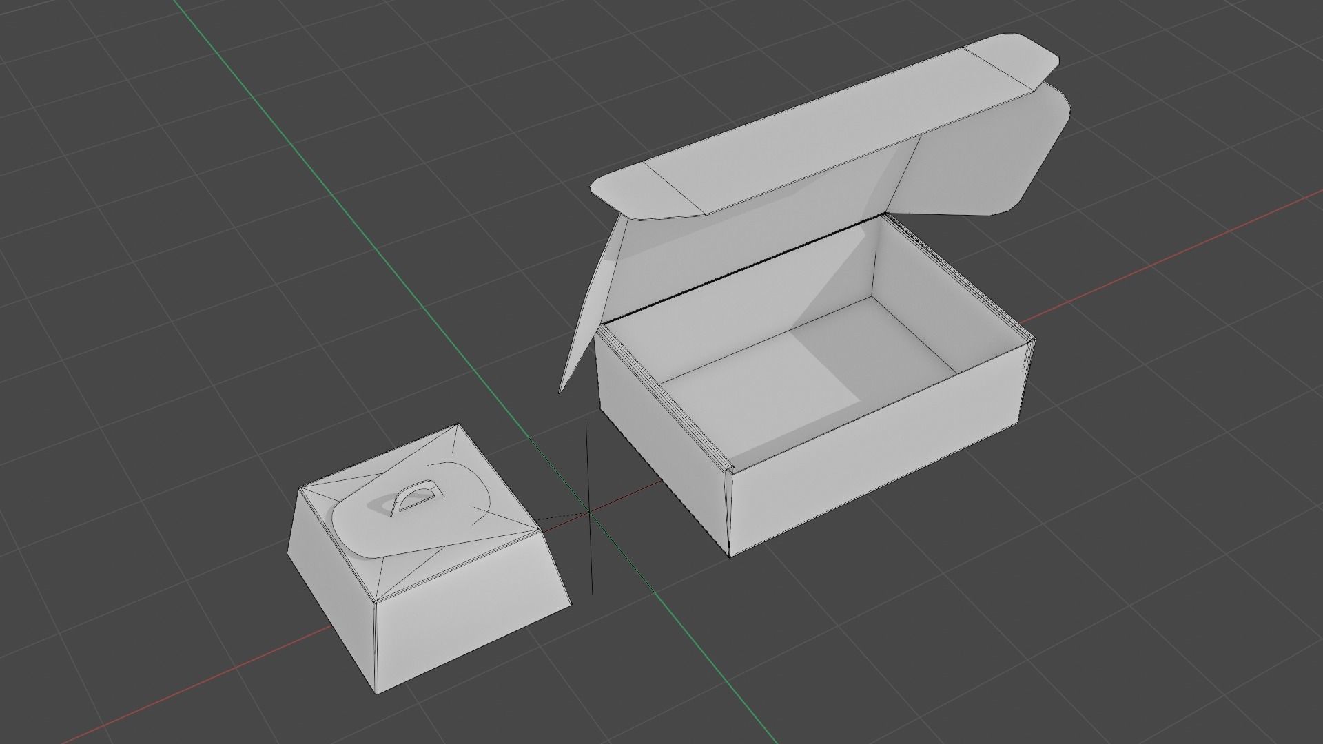 Food package boxes 3D model_5