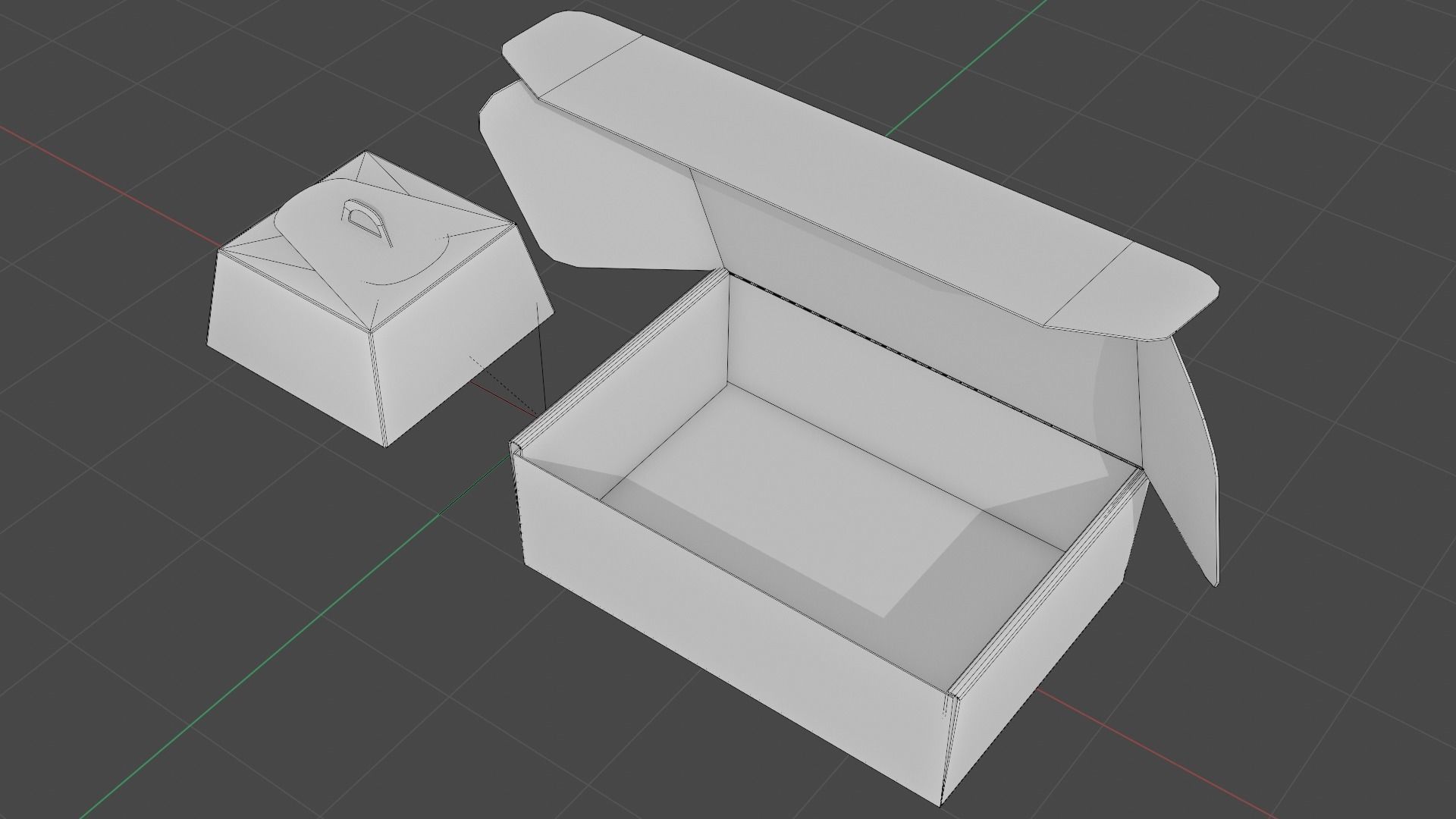 Food package boxes 3D model_4