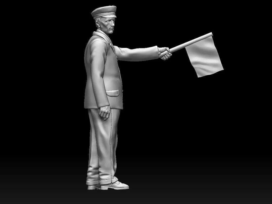staff railroad 3D print model
