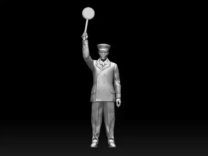staff railroad 3D print model