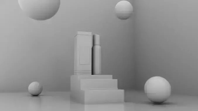 body spray textured and lighted