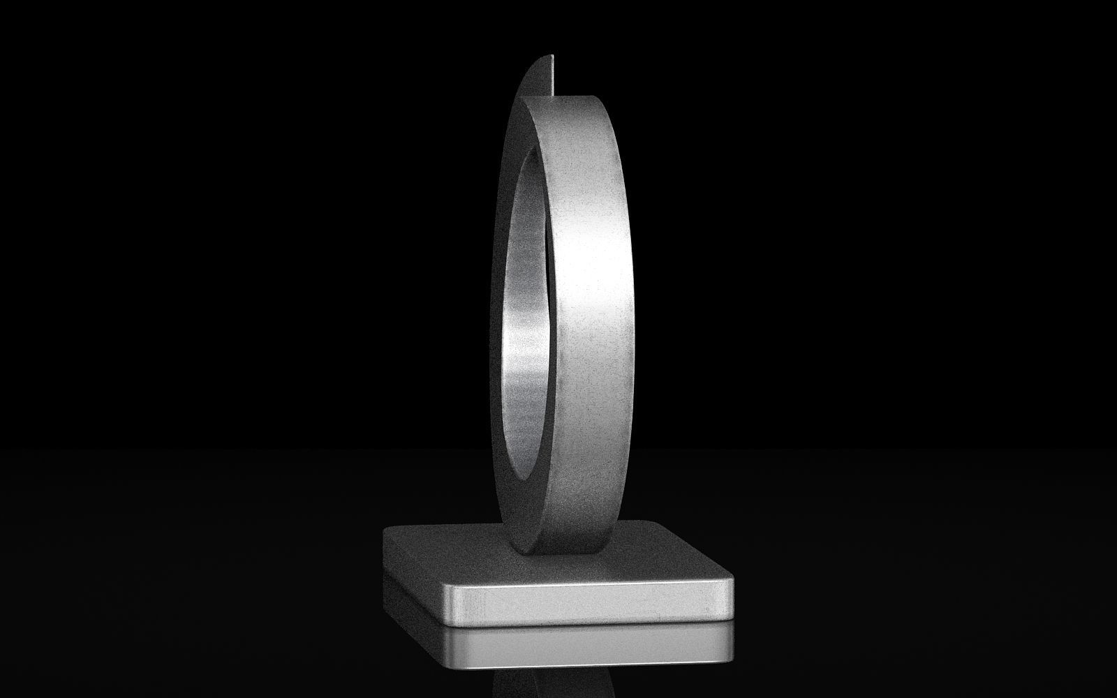 Abstract Sculpture 1 3D print model_5