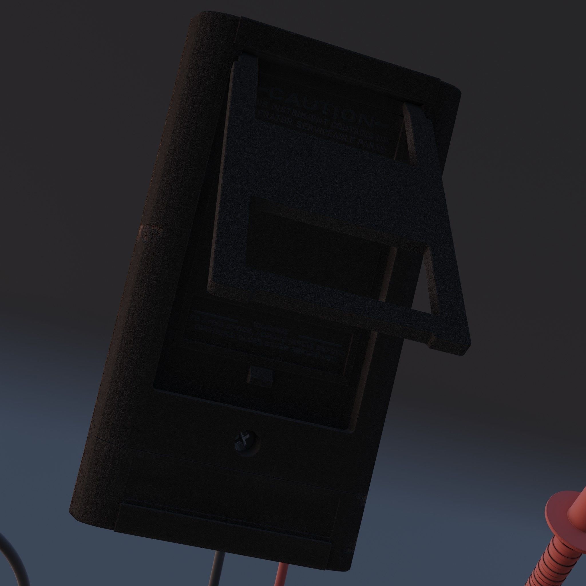 Multimeter Low-poly 3D model_12