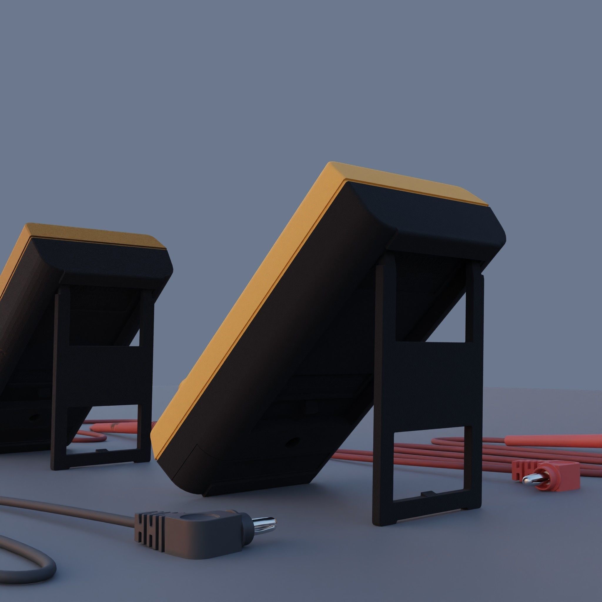 Multimeter Low-poly 3D model_6