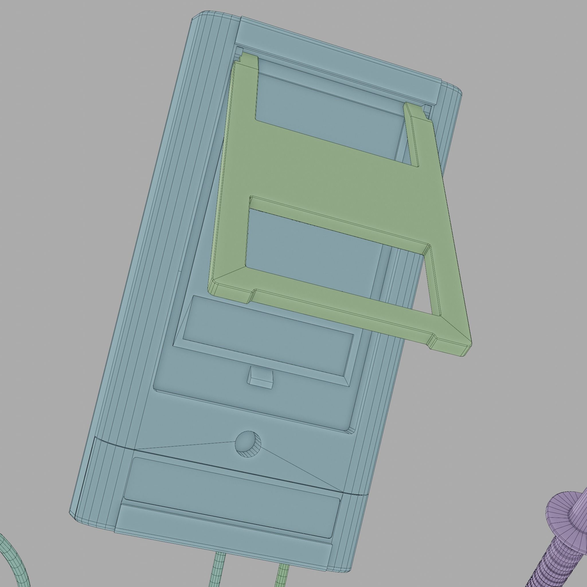 Multimeter Low-poly 3D model_17