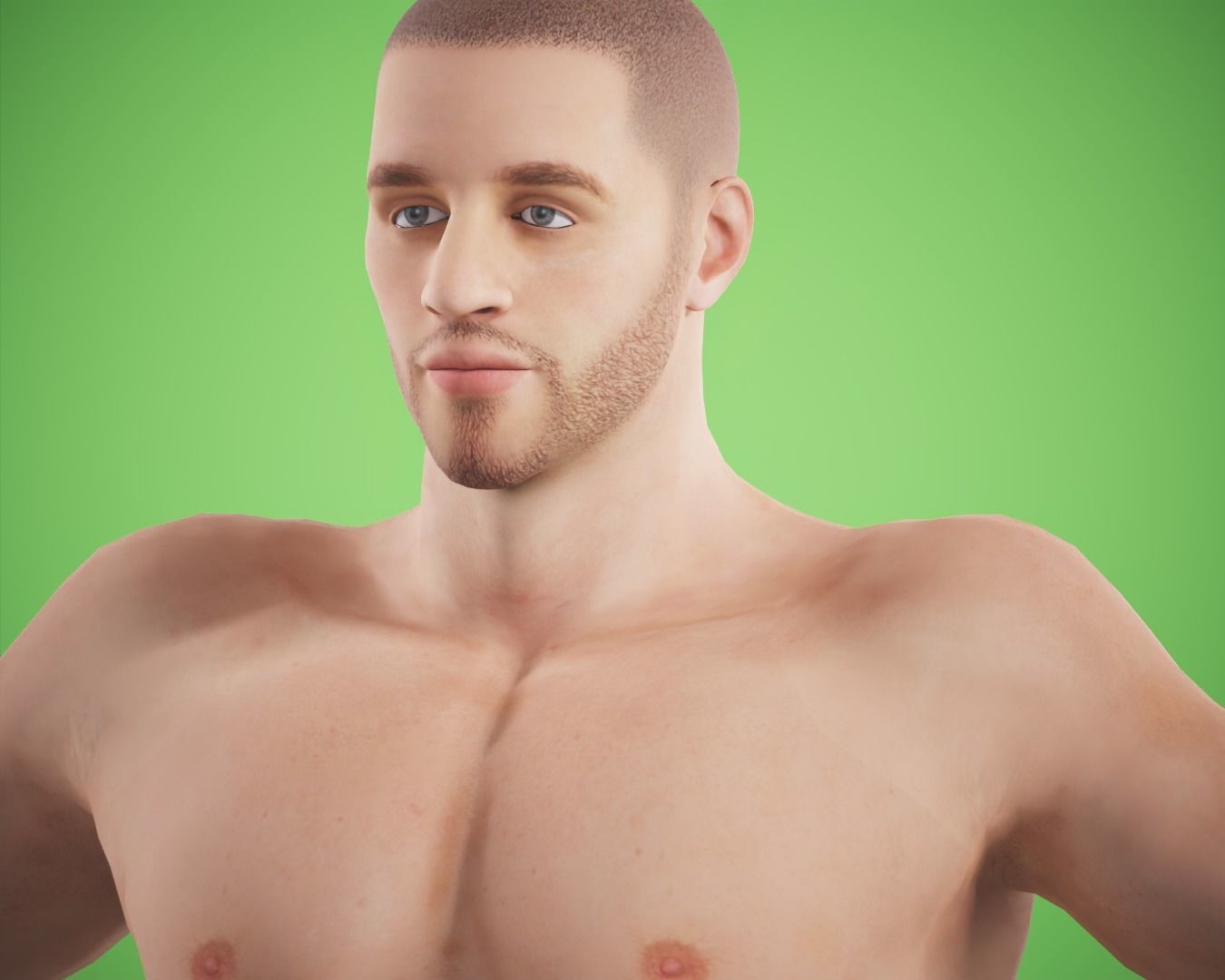 game rigged  pack  Low-poly 3D model_1