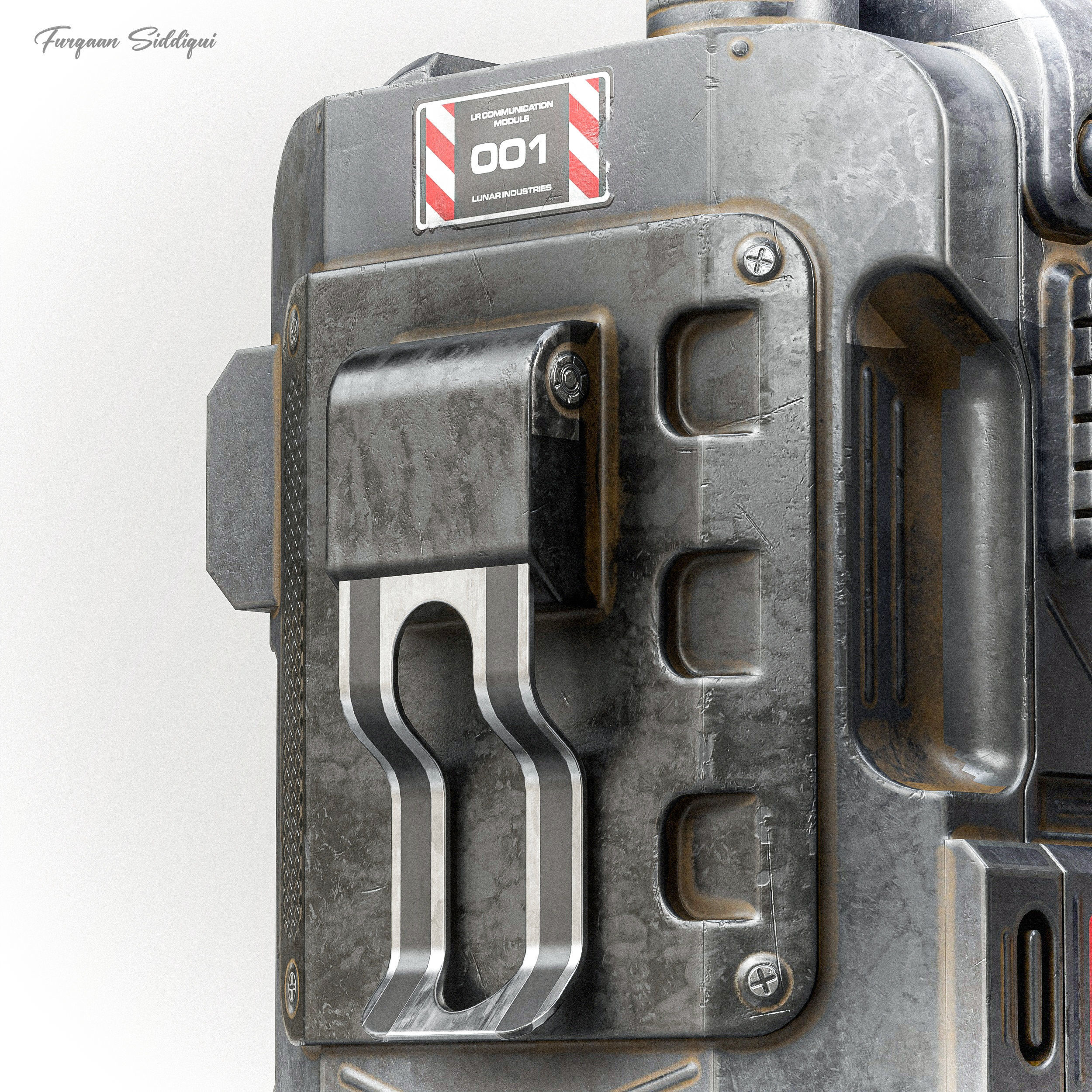 Sci-Fi Controller V16 PBR Low-poly 3D model_13