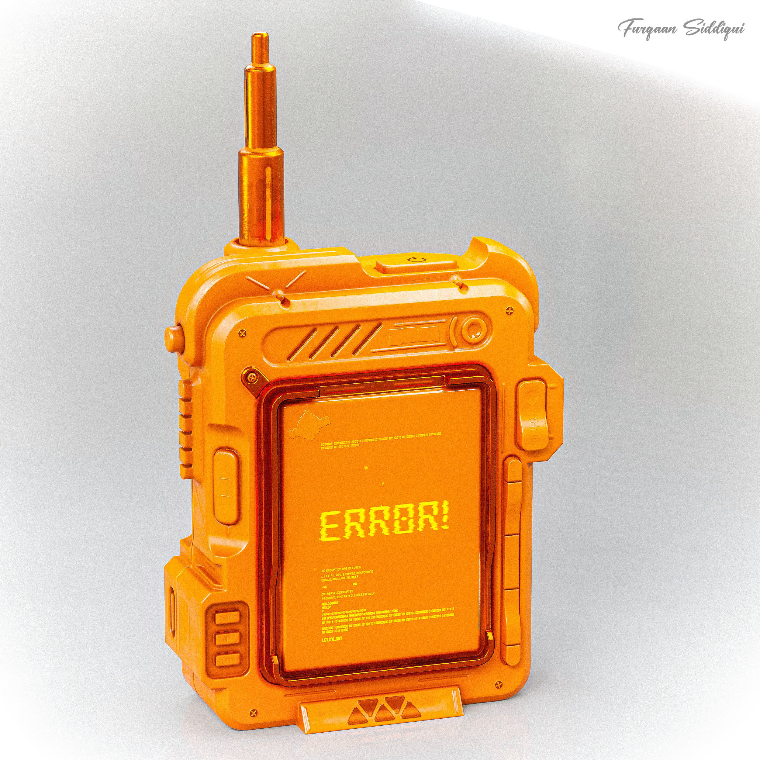 Sci-Fi Controller V16 PBR Low-poly 3D model_16