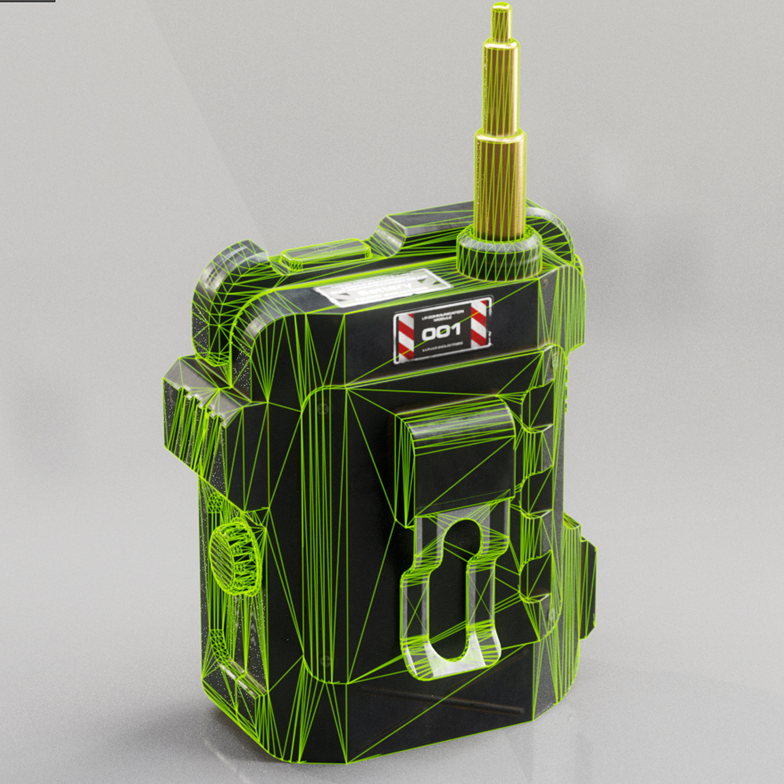 Sci-Fi Controller V16 PBR Low-poly 3D model_18