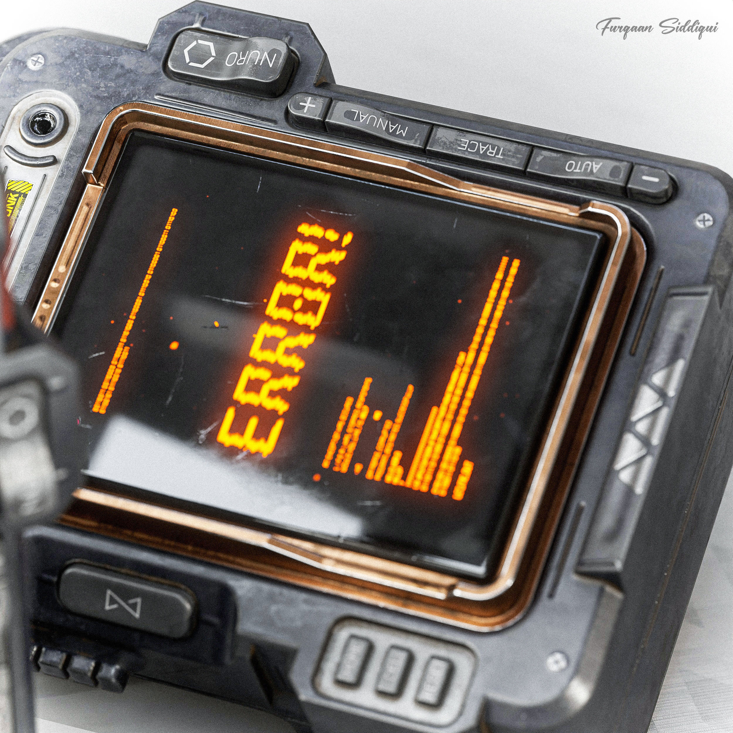 Sci-Fi Controller V16 PBR Low-poly 3D model_8