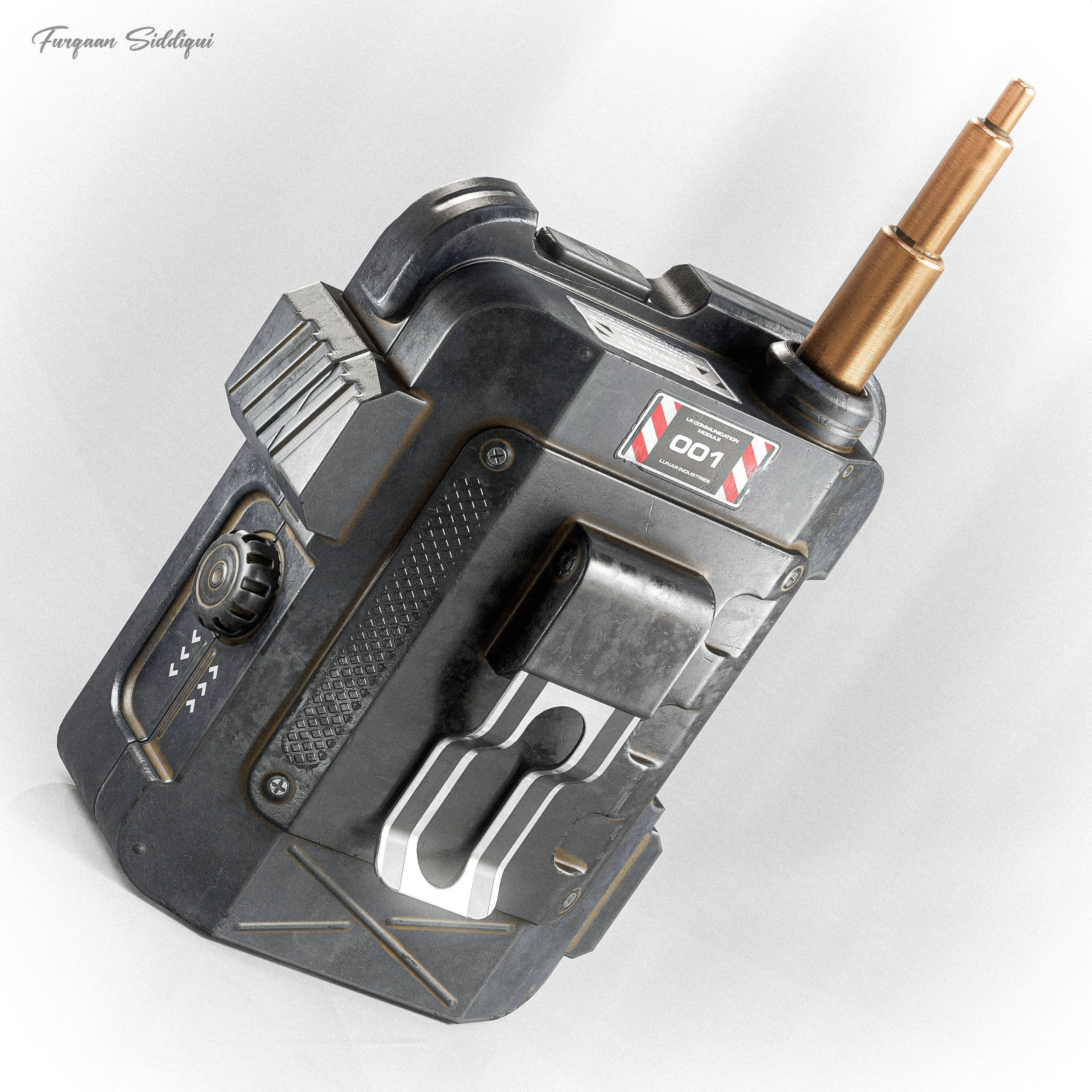 Sci-Fi Controller V16 PBR Low-poly 3D model_2