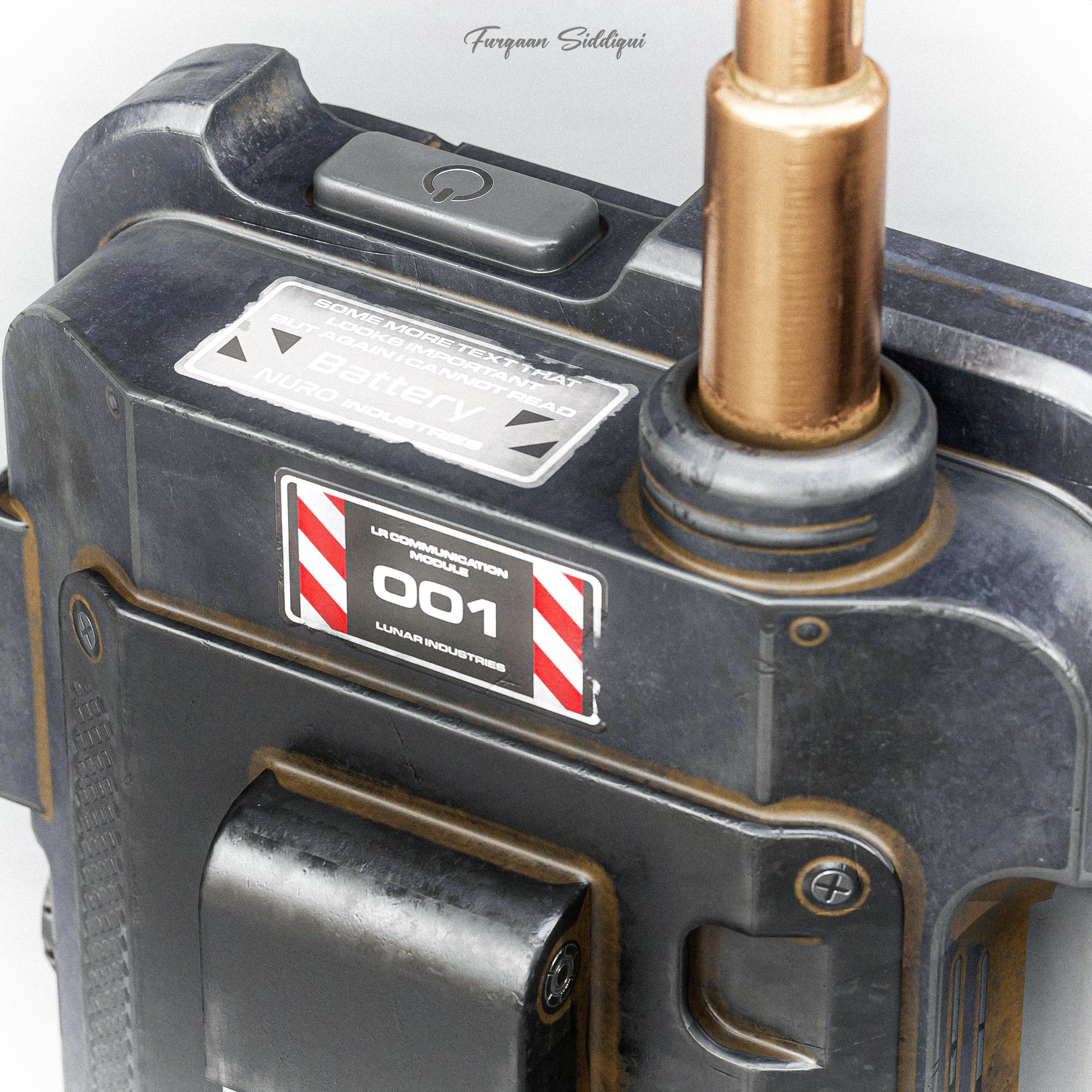 Sci-Fi Controller V16 PBR Low-poly 3D model_14