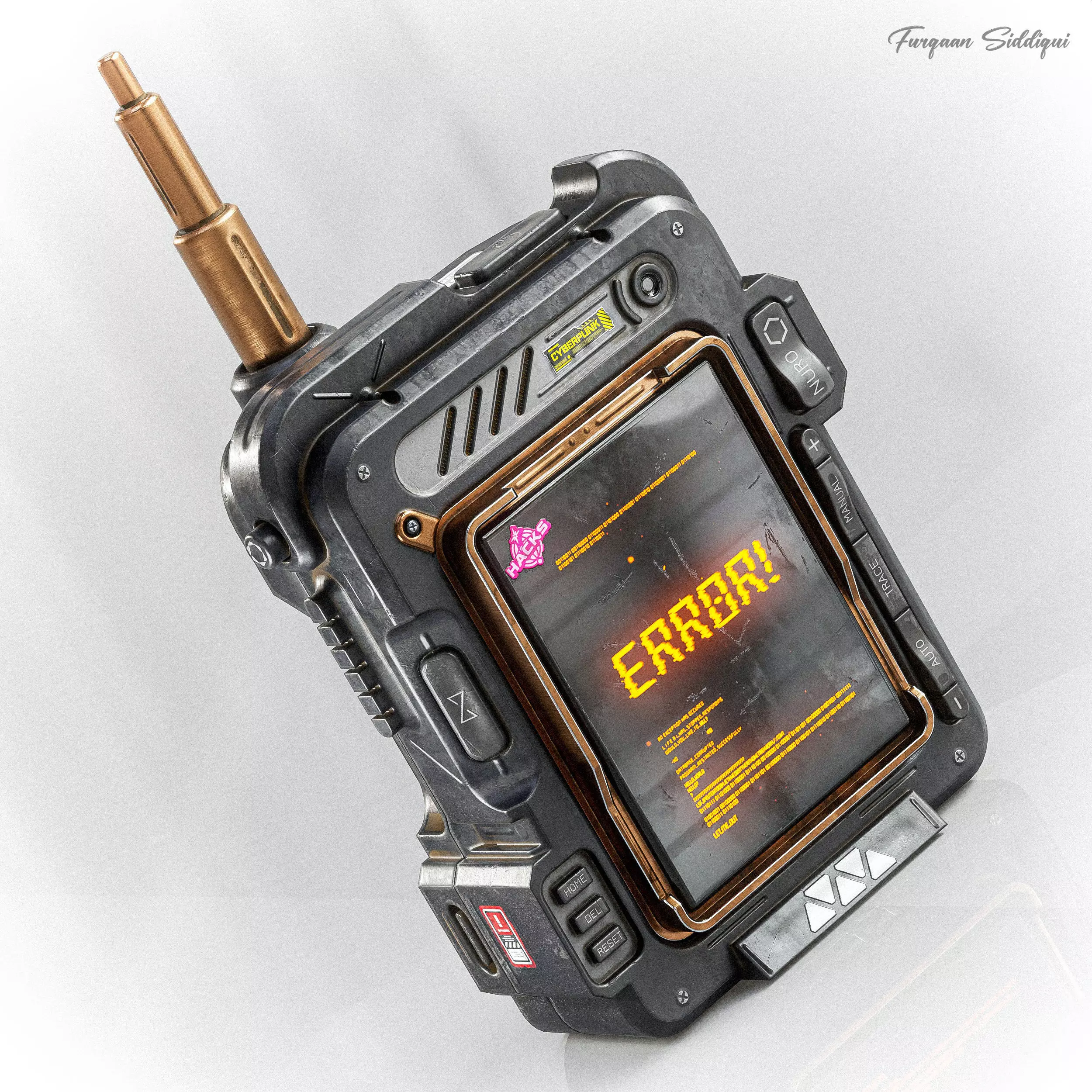 Sci-Fi Controller V16 PBR Low-poly 3D model_0