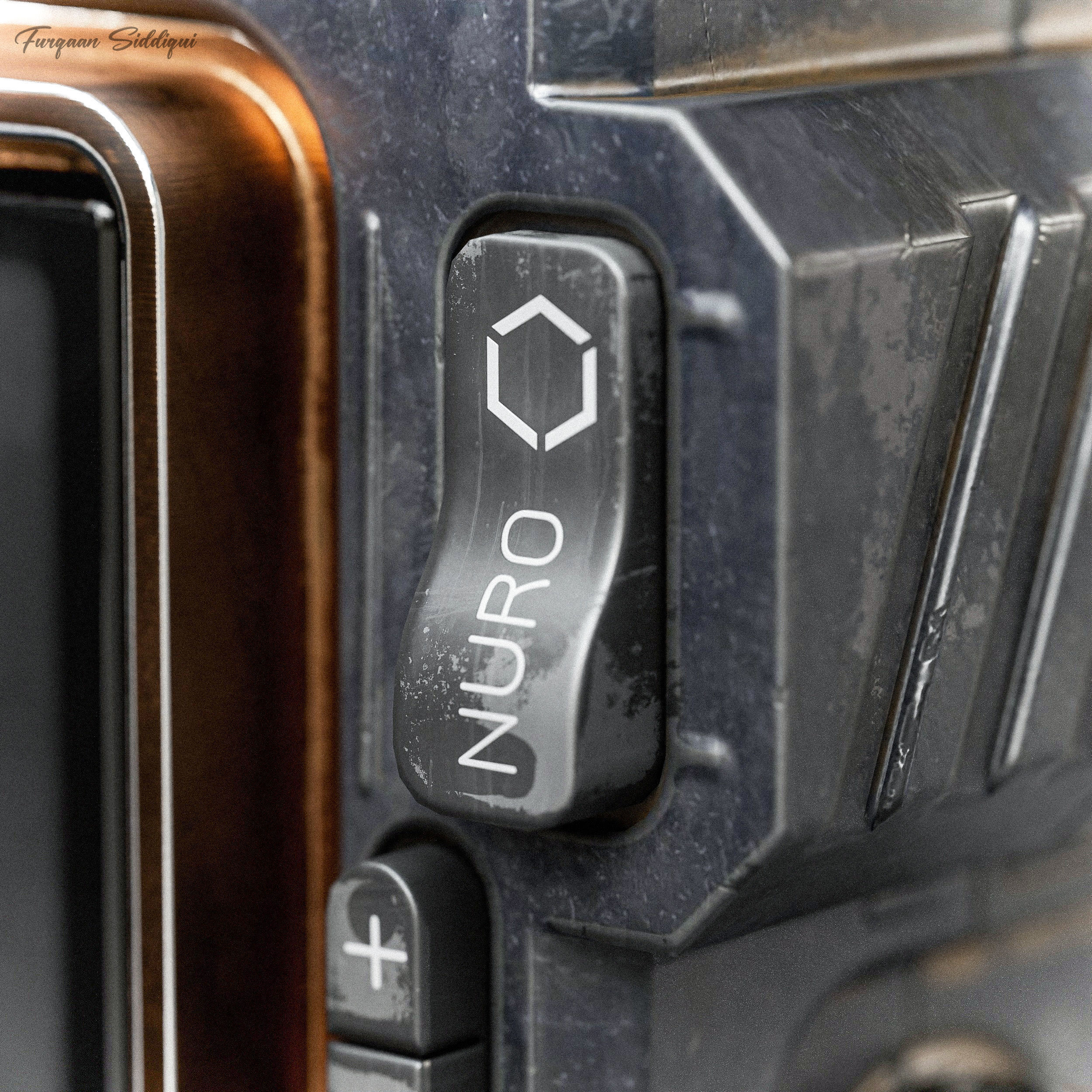 Sci-Fi Controller V16 PBR Low-poly 3D model_12